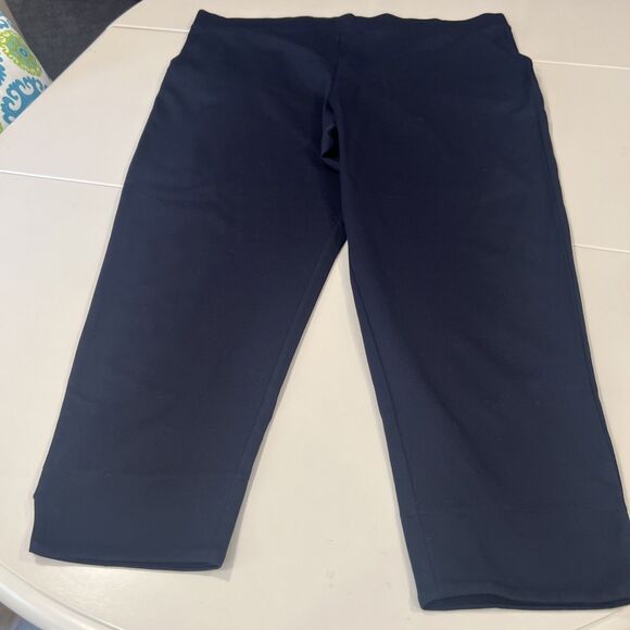 HUE Pants - Hue Womens Leggings Size 3X Plus Navy Pockets